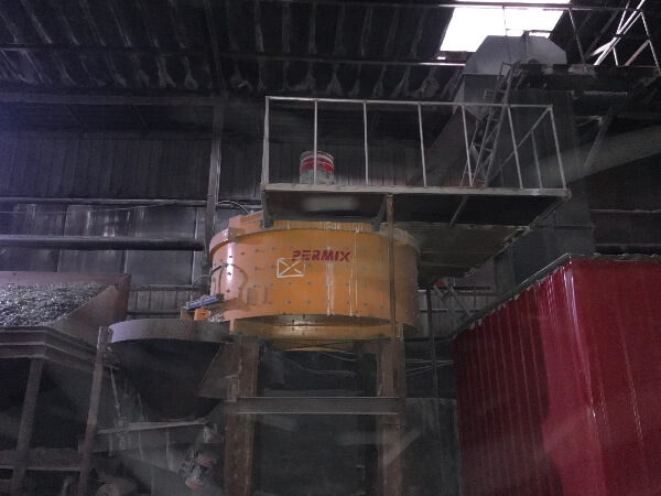 Pmixers pmr 1000 mixer in glass batch plant