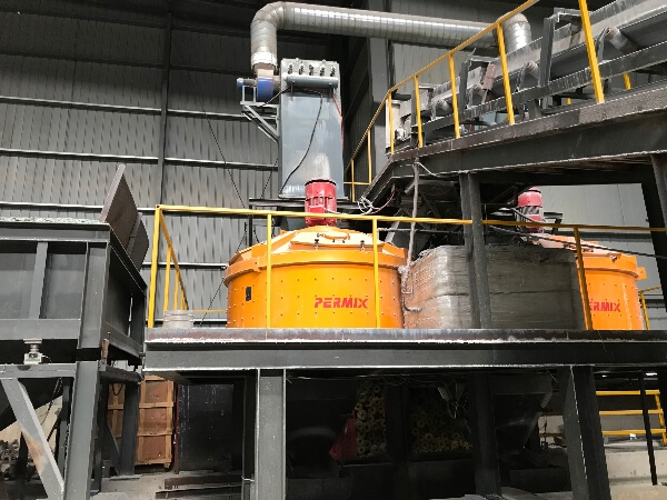 glass processing mixer with feeding system glass plant installation